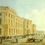 Академия художеств. Картина Н. Г.Чернецова. 1826