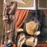 Платье и зонтик О.Л.Книнпер для роли Раневской и кресло из спектакля Вишневый сад