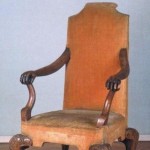 Адмиралтейское кресло Петра I, начало XVIII века