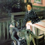 Портрет жены, Юлии Кустодиевой. 1903