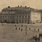 Здание Московского Малого театра, фотография 90-х годов XIX века