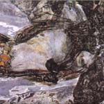 М.Врубель. 'Демон летящий', (1899, Киев)