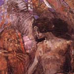М.Врубель. 'Пророк', иллюстрация к стихотворению А.С. Пушкина (1899, ГТГ)