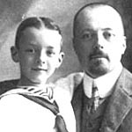 Владимир Набоков с отцом, В.Д. Набоковым