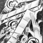 "Ангелы и аэропланы" Н. Гончаровой (Мистические образы войны. М.: 1914)