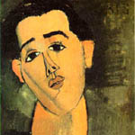 Амедео Модильяни. Портрет Хуана Гриса. 1915