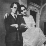 Нина Берберова с мужем Владиславом Ходасевичем в Сорренто, 1925