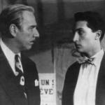 Ростислав Плятт и Михаил Казаков в фильме «Убийство на улице Данте», 1956 г.