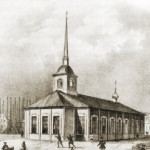 Первая деревянная Исаакиевская церковь. 1710 г.