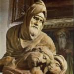 Микеланджело (1475-1564). Pietа. Мрамор 1550г. Флоренция, музей dell'Opera del Duomo. Art Renewal Center