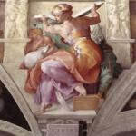Ливийская сивилла. Фреска . Микеланджело Буонарроти, 1508-12 гг. Ватикан, Сикстинская капелла