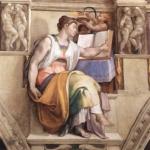 Эритрейская сивилла. Фреска. Микеланджело Буонарроти, 1508-12 гг. Ватикан, Сикстинская капелла 