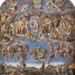 Микеланджело Буонарроти . Страшный суд. Фреска алтарной стены. 1535-1541. 17 х 13,3 м. Сикстинская капелла, Ватикан, Рим