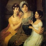 Портрет А И Безбородко с дочерьми