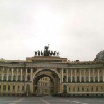 Здание Главного штаба. Вид с Дворцовой площади